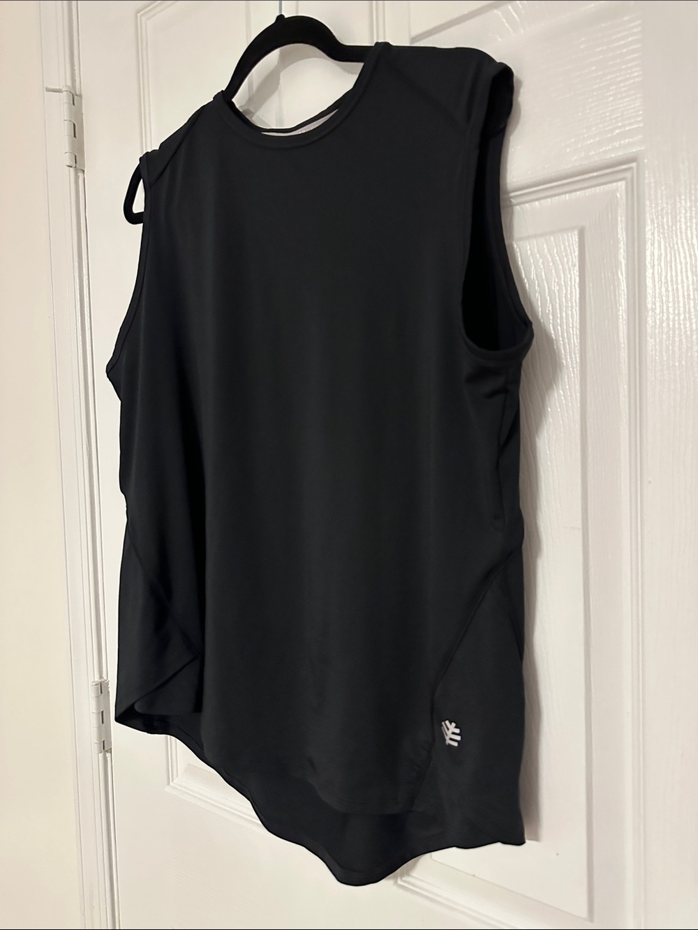 Coolibar Accelera Tank UPF 50+, Black, Size Large/L